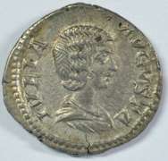 Near Mint Julia Domna Roman Silver Denarius, 185-217 AD