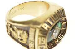10K Yellow Gold 1999 Basketball National Championship NAIA Ring