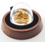 Limited Ed 3D Coin 2017 Canada $100 Cougar 10 Oz Silver 24k Gold Gild