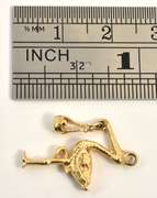 Fun Stork Carrying a Baby Charm