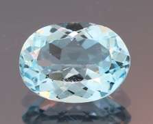 Brilliant 6.37ct oval cut Topaz center stone