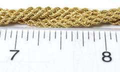 Elegant Woven Bracelet in 14KT Yellow Gold