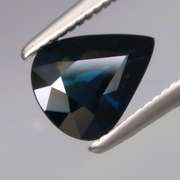 Rare full blue 1.38ct heated only Australian Sapphire