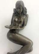 Reclining Girl Art Deco bronze Sculpture