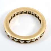 Unusual Pearl Eternity Band