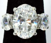 Sterling Silver CZ Cocktail Ring