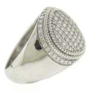 White Gold  Men's Diamond Ring