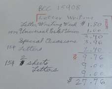 Stamps: Letter Writing $27.76