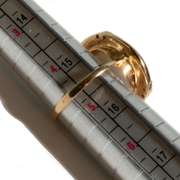 14 K Maube Pearl and Diamond Ring