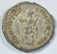 Sharp Roman Silver Denarius of Caracalla, 198-217 AD