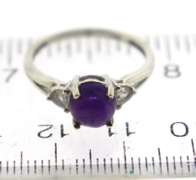Sterling Silver Amethyst Ring