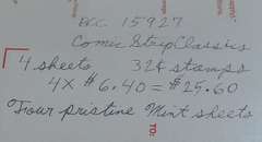 Stamps: Comic Strip Classics $25.60 face