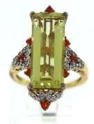 Sterling Silver Gemstone Ring