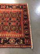 VINTAGE PERSIAN HAMEDAN RUG 4x10.5