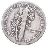 1921 Mercury Silver Dime