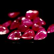 Heated only! 8.84ct violet red Ruby set