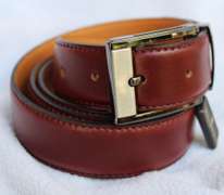 Classy Fine Quality Leather Belt, Made In Italy