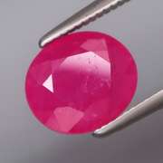 Heated only! 3.74ct pinkish red Ruby