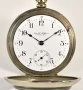 Rare Aug. L. Hoffman Pocket Watch in Silverine