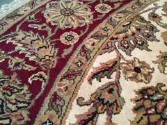 HAND KNOTTED JAIPUR RUG ROUND 8X8
