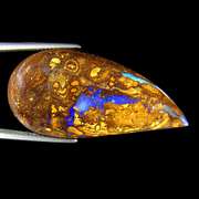 Liquid luster 41.63ct multi-colored Boulder Opal