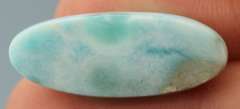 Rare 23.61ct blue Larimar cabochon