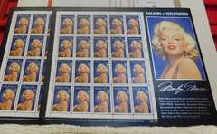Stamps: Marilyn Monroe $12.80 face
