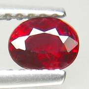 Top blood red UNHEATED .50ct Lichinga Ruby