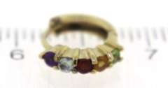 Sterling Silver Multi Gemstone earrings