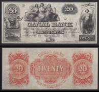 $20 Canal Bank of New Orleans, LA Remainder 18XX Uncirculated
