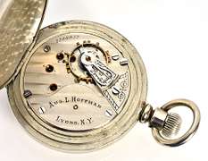 Rare Aug. L. Hoffman Pocket Watch in Silverine