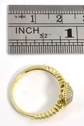 Dazzling Pavé Diamond Ring in 14 K Yellow Gold