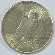 Gem BU 1935-P Peace Silver Dollar. Key date