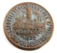 1933 German Sports Event Tinnie