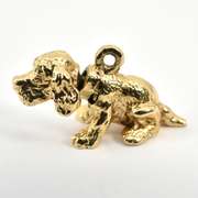 Fun 14k Dog Charm