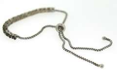 Black Onyx Box Chain Bracelet