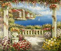 BEAUTIFUL  HAND PAINTED OIL PAINTING ON CANVAS