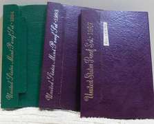 1987 & 1993 & 1994 PROOF Sets  3 sets  Harder Dates
