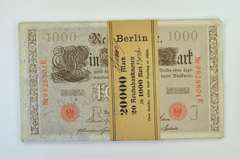 (20) Consecutive 1910 Germany 1,000 Marks Reichsbanknote #44b