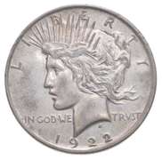 1922 Peace Silver Dollar - AA Token