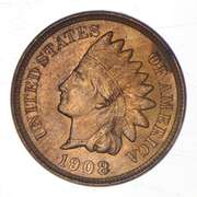 1908 Indian Head Cent
