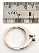 Charming WG Princess Cut Diamond Ring