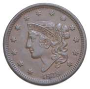 1838 Young Head Large Cent
