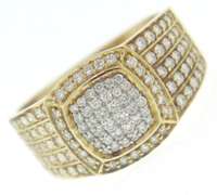 Powerful Yellow Gold Diamond Ring