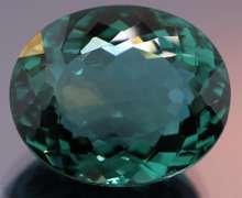 Huge! 37.19ct blue green Hydrothermal Amethyst