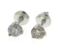 Elegant .97ctw Diamond Stud Earrings