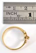 Cute Little Ring with 3 Tiny Diamonds