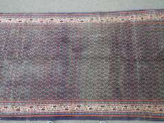 Semi Antique Persian Sarouk Mir 3.4x10.8