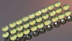 Brilliant 5.06ct set of matched diamond cut Peridot