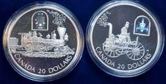 Lot Of 2 Canada 2000 20 Dollar Transportation